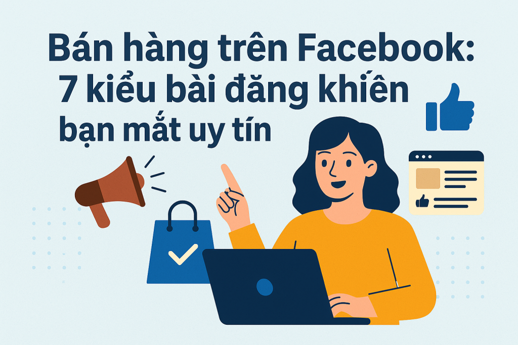 7 kiểu bài đăng gây hại bạn tuyệt đối không nên đăng khi bán hàng trên facebook